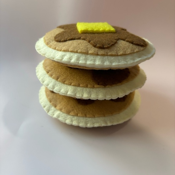 COPY- Felt Food Toy Playset,Breakfast, Plushie Toy for Kids,Girl Boy Kitchen Toy - Picture 4 of 10